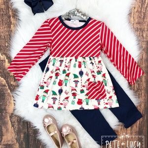 Santa Stop Here Pant Set